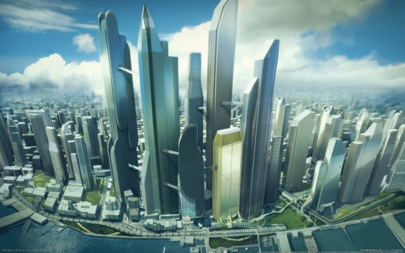 urban Skyline, street, growth, famous Place, no People, construction Industry, outdoors, built Structure, town, residential District, the city, sunlight