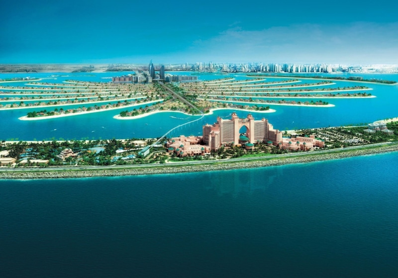 building, architecture, bay, built structure, no people, urban, sky, water, Dubai, office building exterior, landscape, photography, financial district