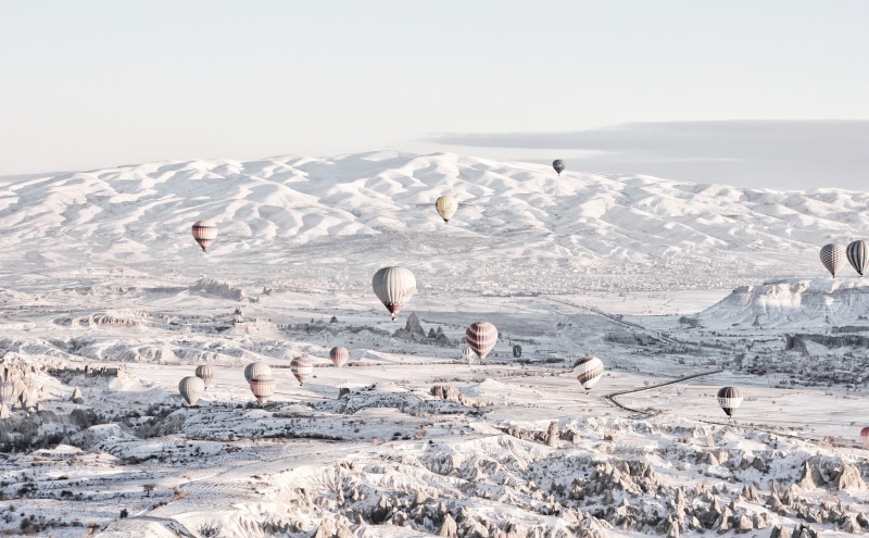 Adventure, air, Landscape, hot, Parade, Turkey, winter, hotairballoons, Europe, balloon, Flight, cappadocia, Travel, visit, 5K, ride