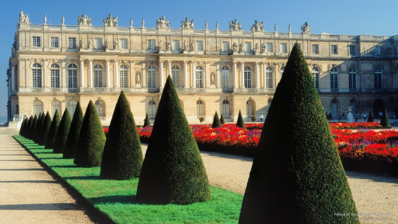 palace, Architecture, paris, france, versailles, 2K