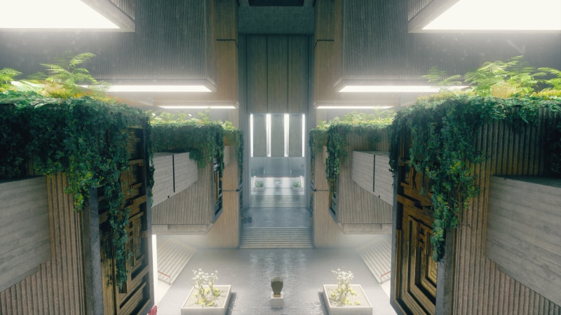 4K, Control, Remedy Games, architecture