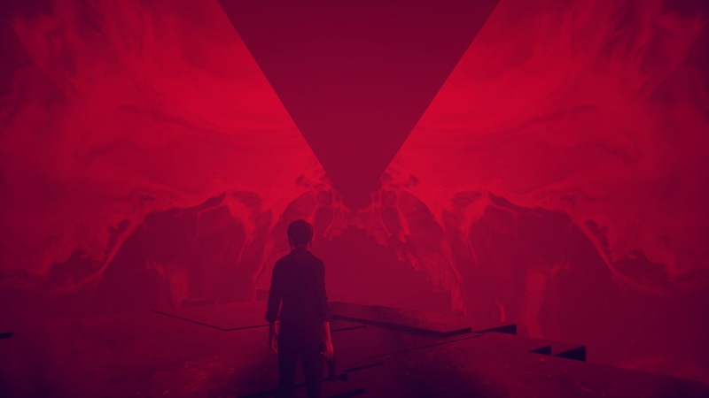 pyramid, 1080P, ControlGame, video games, Video Game Art, red, Control, Remedy Games