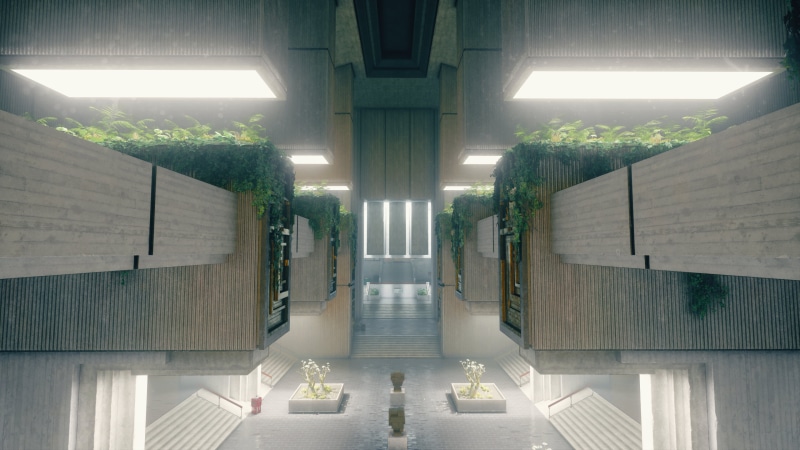 Remedy Games, Control, 4K, architecture