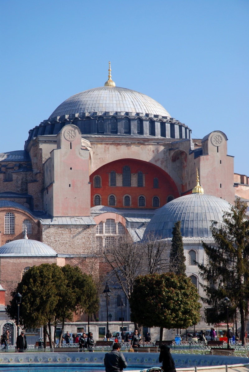 landmark, architecture, religion, historic, hagia sophia, place of worship, building exterior, crowd, group of people, basilica, church, islam, hagiasophia