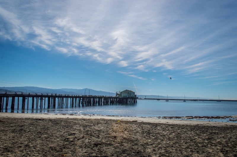 wooden, time, sea, nature, dock, view, beach, brown, day, 1080P