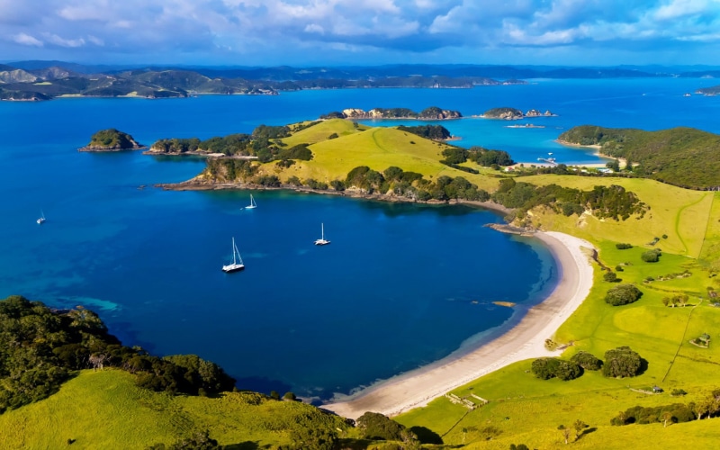 new, 1080P, islands, bay, hd, zealand