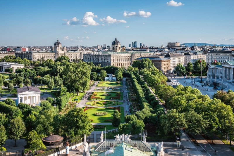 1080P, view, view from above, travel, vienna, capital, austria