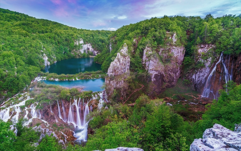 2K, Earth, Waterfall, Plitvice National Park, Waterfalls, Plitvice Lakes National Park, Croatia