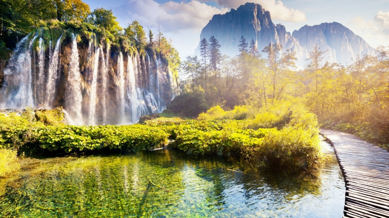 plitvice, reflection, nature, croatia, nature reserve, waterfall, 4K, tree, water, watercourse, water feature, europe, wilderness, national park, landscape