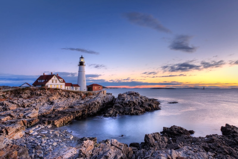 geo, sunset, sea, body, EOS, Roadtrip, head, Canon, coastline, body of water, USA, Portland Head, 720P, nature, portland, lon, geotagged, Trip, 40D, white