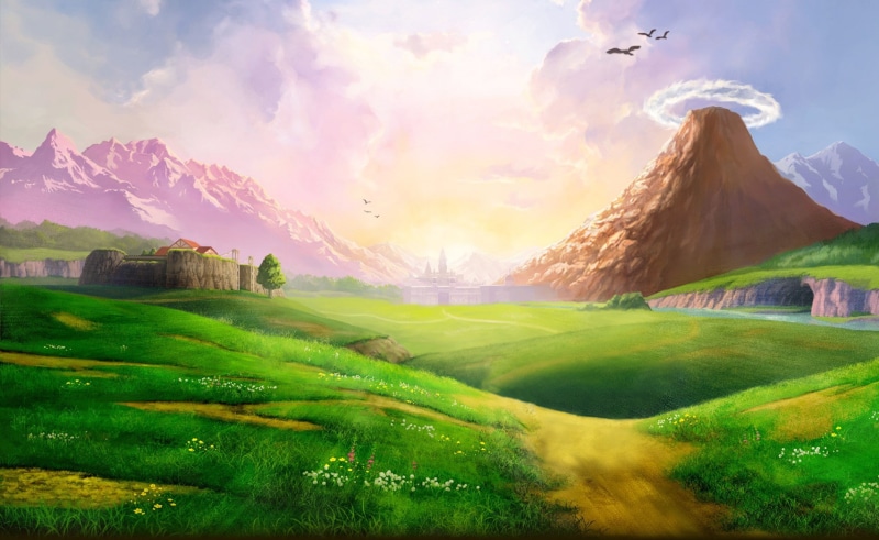 720P, mountain range, sky, nature, green color, plant, tranquility, scenics - nature, panoramic, landscape, cloud - sky, field, mountain, outdoors, no people