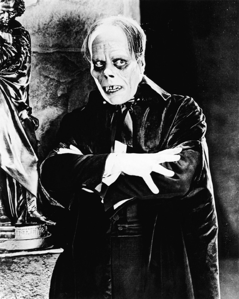 black and white, movie, casual clothing, film, men, leisure activity, adult, aggression, senior men, hollywood, portrait, phantom of the opera, front view