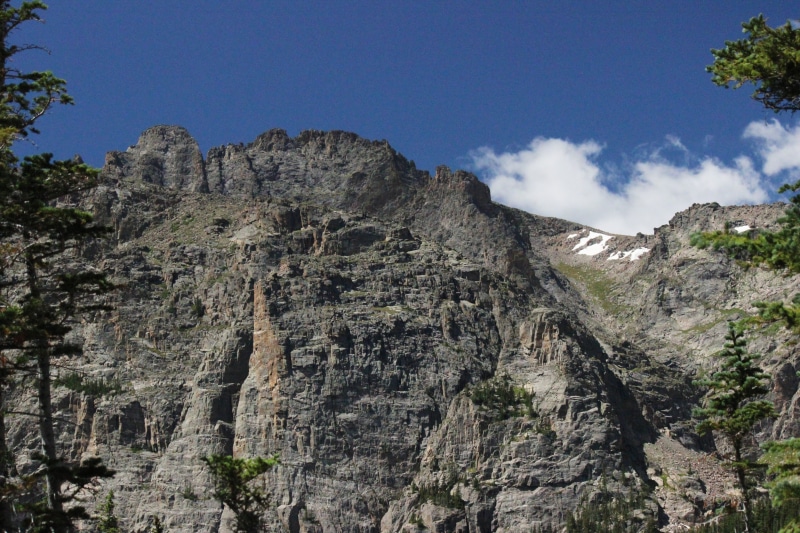 adventure, summer, tourism, solid, trail, tranquil scene, rmnp, journey, sky, clouds, no people, tree, vacation, mountain peak, rockies, tranquility, rock - object