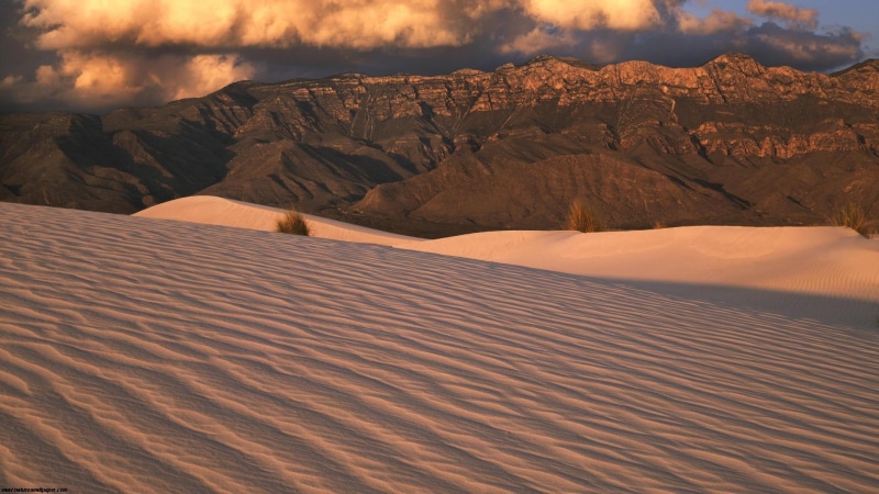 mountains, texas, nature and landscapes, sand, cliff, dunes, guadalupe, clouds, desert, np, s, 1080P