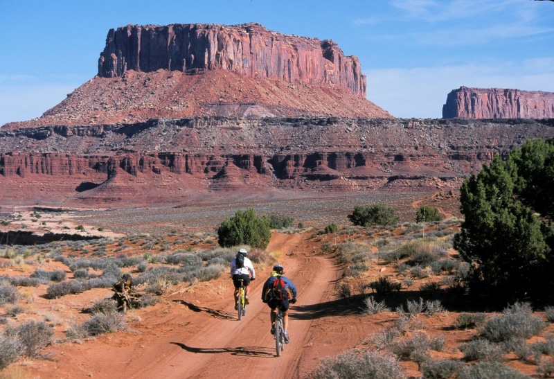 utah, non-urban scene, bicycles, bike riding, rock, rock - object, rocks, activity, adult, climate, fun, semi-arid, leisure activity, solid, 1080P, two