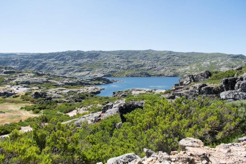 Serra Da Estrela, nature, beauty, clouds, outdoors, rock - object, blue sky, Path, forest, woods, trail, lake, 5K, vegetation, wonderful, leisure, mountain
