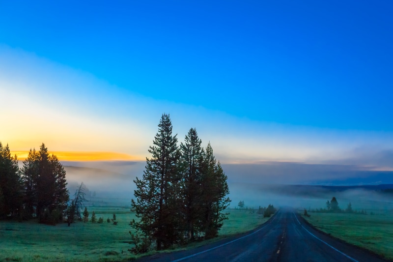 Canon EOS Rebel T3, landscape, orange  mountain, road trip, 2K, WY, green  orange, surrounding, mountain, trees, Wyoming, scenics, Type, USA, time, day