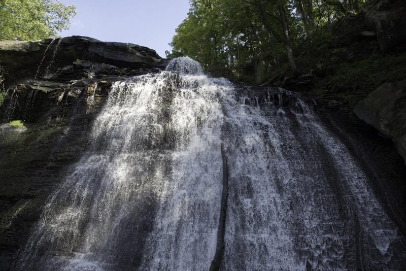 United States, national, land, long exposure, solid, falls, no people, Close-up, National Park, view, waterfalls, Brandywine Falls, rock - Object, frontal