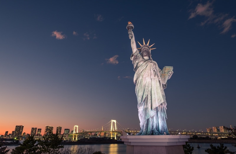 female likeness, human representation, visit, landmark, Tokyo, Asia, travel destinations, Liberty, Landscape, Travel, no people, architecture, touristdestinations