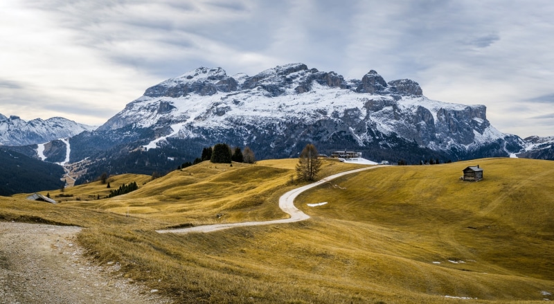 touristdestinations, dolomiti, cold temperature, transportation, Landscape, arlara, Outdoor, environment, Natural, Scenery, alta badia, no people, 1080P