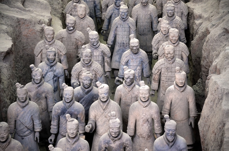 xian, architecture, the past, creativity, travel destinations, terracotta, sculpture, history, emperor qin shi huangdi, ancient, travel, archaeology, spirituality