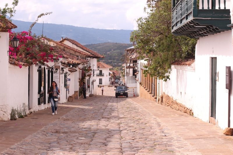 house, old, residential district, colonial, day, tree, history, sky, city, incidental people, plant, built structure, building exterior, direction, colombia
