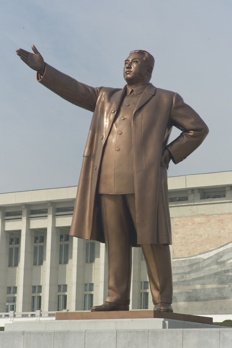 statue, dictators, 4K, Kim Il-sung, DPRK, North Korea, architecture