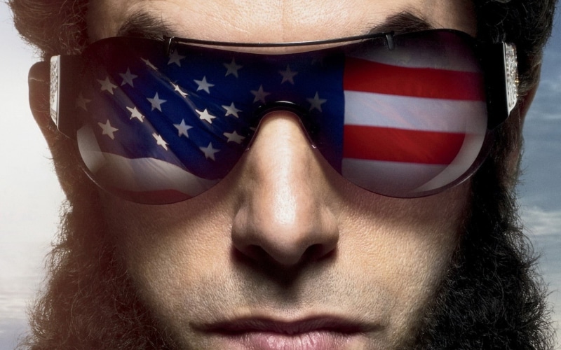USA, FACE, MALE, HAIR, THE DICTATOR, GLASSES, 1080P, BEARD, FLAG