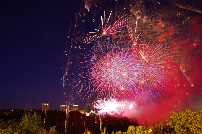 national holiday, low angle view, firework, fireworks, party - Social Event, fourth of July, outdoors, traditional Festival, firework - Man Made Object