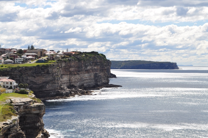 beauty in nature, cloud - sky, water, day, rock, tranquility, architecture, rocky coastline, scenics - nature, beach, nature, 4K, land, cliff, australia