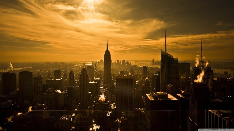 building, sky, travel destinations, cityscape, black, landscape, 2K, nature, office, tall - high, built structure, modern, outdoors, New York City, urban skyline
