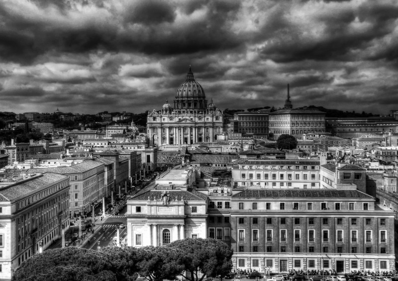 rome, building Exterior, eternal city, eternal, grayscale, city, urban Scene, photo, monochrome, black And White, built Structure, architecture, famous Place