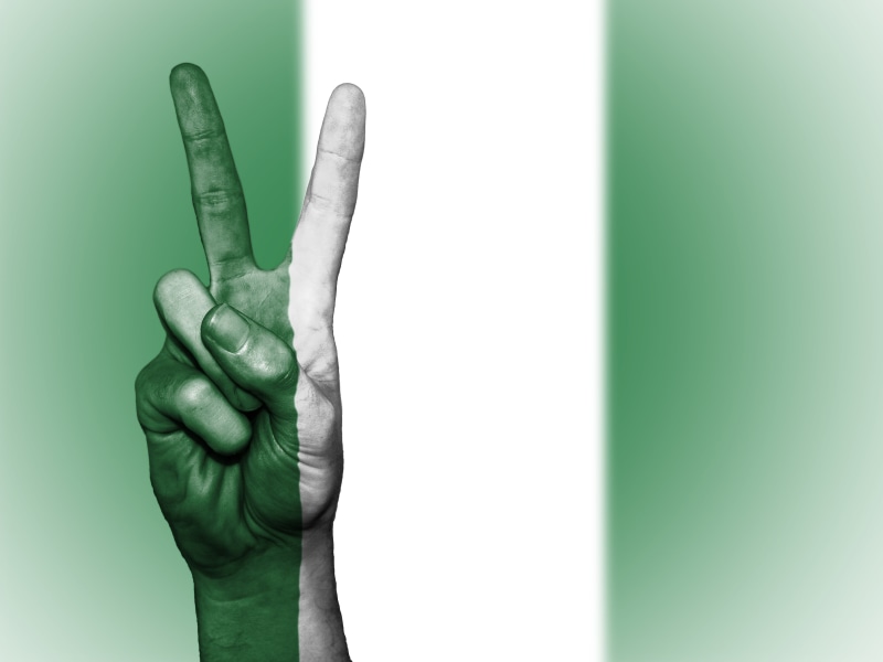 hand, travel, studio shot, making, nigeria, nation, human limb, showing, close-up, hand sign, ensign, copy space, education, colors, human hand, peace