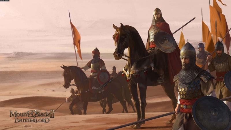 Mount and Blade, Warrior, The middle ages, The game, Bannerlord, Art, Horse, Desert, Mount and Blade 2: Bannerlord, Soldiers, 1080P