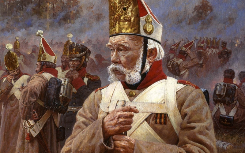 old soldier, uniform, Napoleon, 1080P, war, a Veteran, history