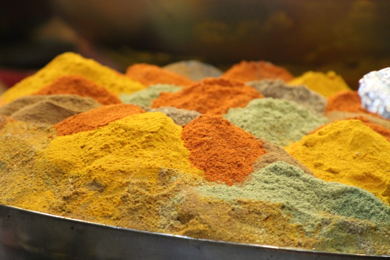 indoors, close-up, flavor, dry, choice, container, cooking, variation, powders, cuisine, iranian, herb, food, market, traditional, chili, spices, food and drink