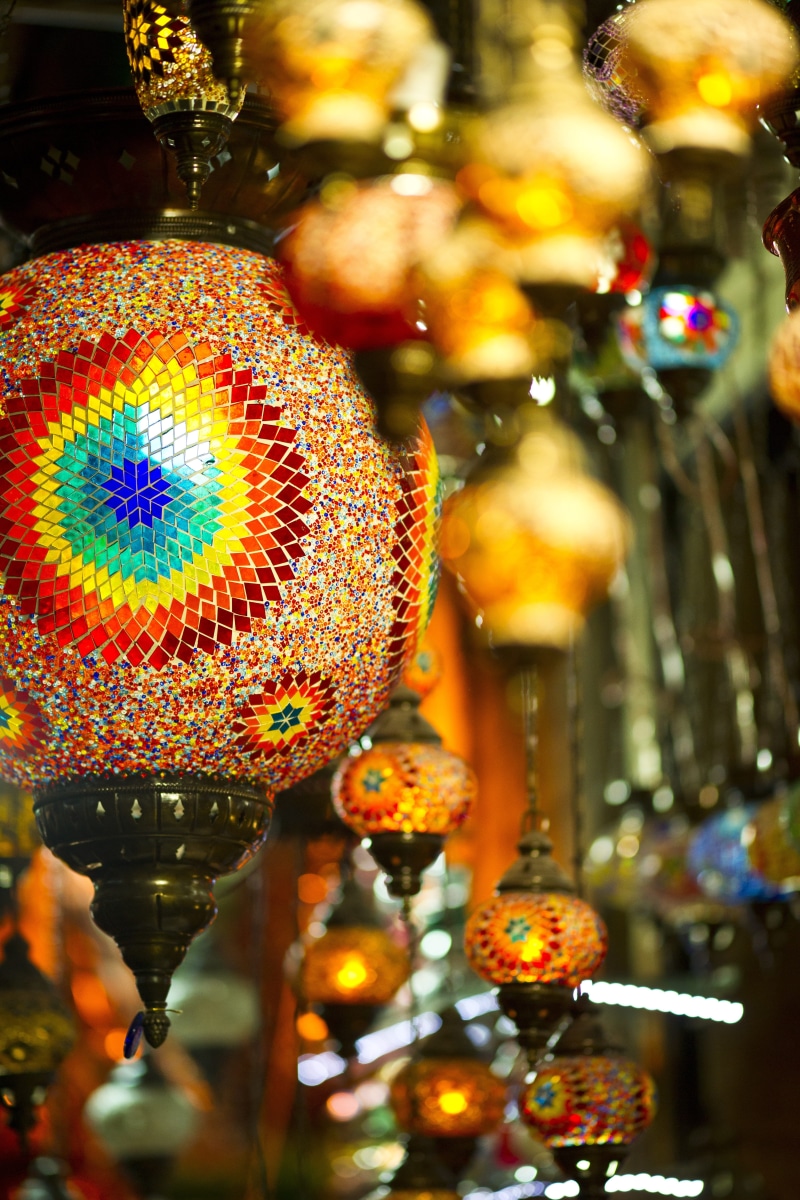 fancy, ottoman, lighting, christmas, style, very colorful, furniture, focus on foreground, art and craft, lantern, grand Bazaar, selective focus, turkey