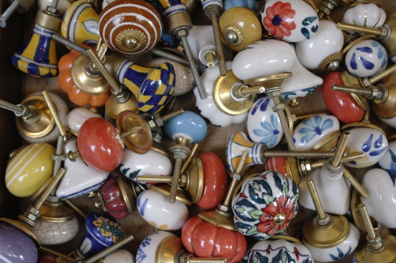 pays de loire, close-up, backgrounds, still life, abundance, choice, heap, Door Handle, 4K, of, retail, directly above, market, no people, Handles, high angle view