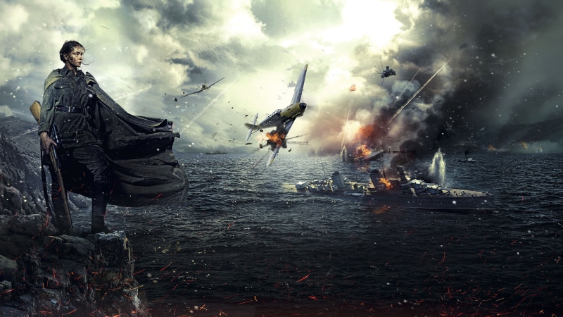 Mosin-Nagant, soldier, USSR, 4K, artwork, battleships, battle, sniper rifle, women, World War II, snipers, Messerschmitt Bf-109