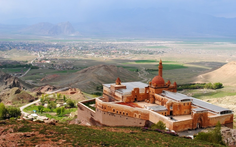 building, Ishak Pasha Palace, 1080P, Ottoman architecture, Ağrı, Turkey, landscape, architecture