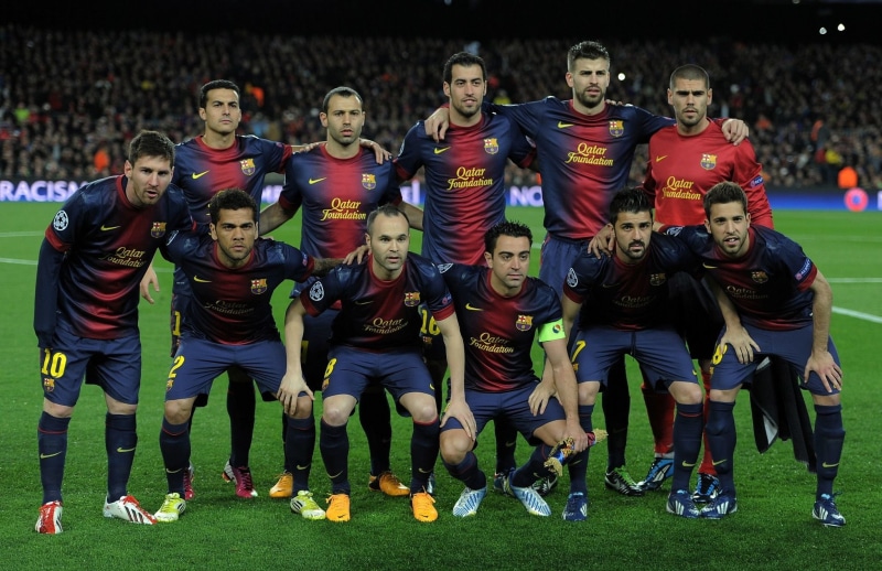 rivalry, Barcelona, outdoors, males, Javi, teamwork, Daniel Alves, young Adult, team Sport, Composition, Javier Mascherano, soccer, Lionel Messi, jersey