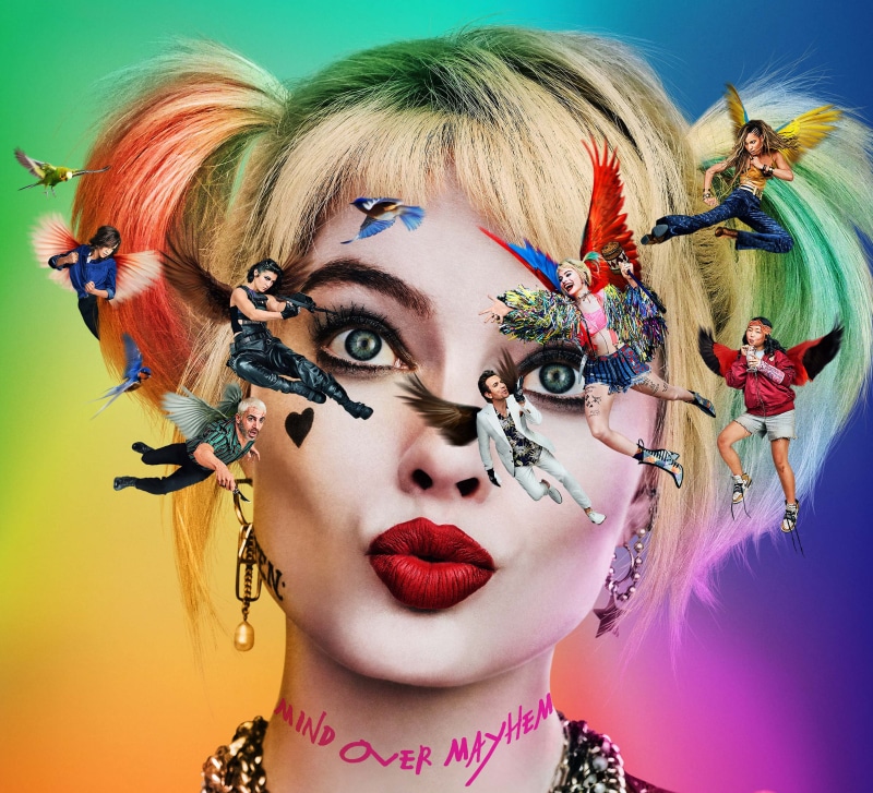 Ewan McGregor, Lipstick, Bird, Harley Quinn, 2K, Mary Elizabeth Winstead, Movie, Actress, Black Mask (DC Comics), Dinah Lance, Birds of Prey (and the Fantabulous Emancipation of One Harley Quinn)