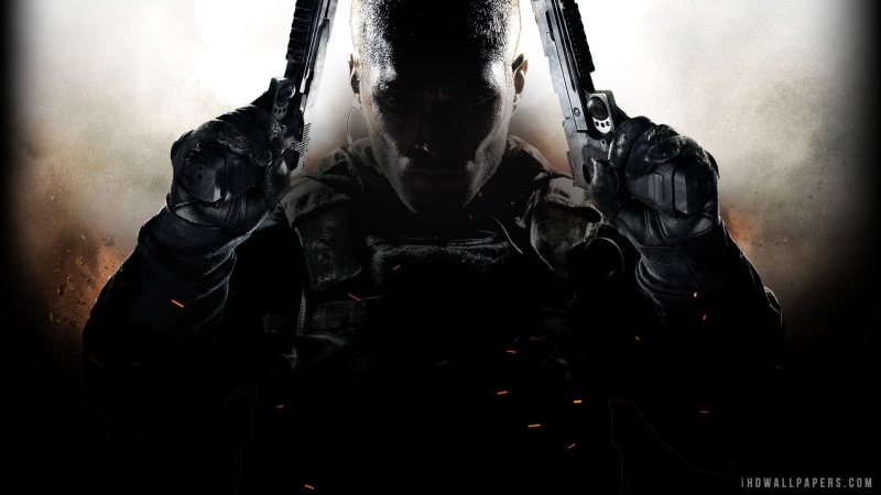 gun, Call of Duty: Black Ops, Call of Duty: Black Ops II, weapon, soldier, 1080P, Video Game Art, video games, dark