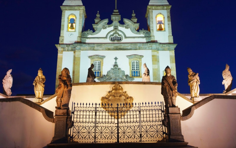 Aleijadinho, architect, Minas Gerais, Congonhas, Brazil, 1080P, Twelve Prophets, The Church complex of BOM Jesus do Congonhas