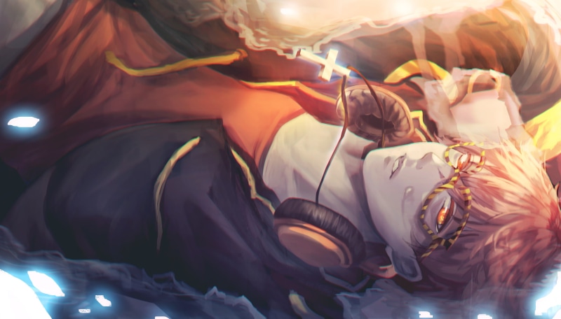 backgrounds, choi saeyoung, no people, Anime, day, illuminated, full frame, mystic messenger, representation, 707, sunlight, motion, lying down, pattern
