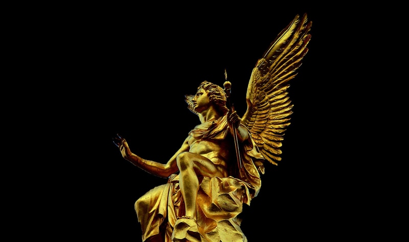 figure, travel destinations, messenger of god, art and craft, gold colored, copy space, animal wing, x mas, decoration, creativity, architecture, advent