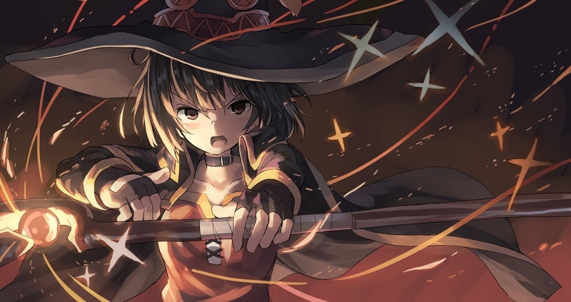 night, adult, indoors, Megumin (KonoSuba), one person, Anime, celebration, creativity, KonoSuba – God’s blessing on this wonderful world!!, mask - disguise