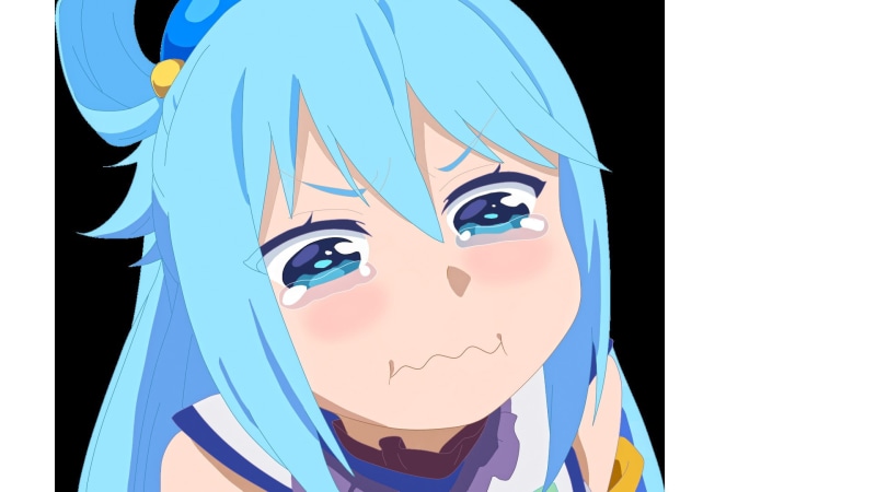 KonoSuba – God’s blessing on this wonderful world!!, Aqua (KonoSuba), human face, teenager, studio shot, headshot, real people, white background, black background
