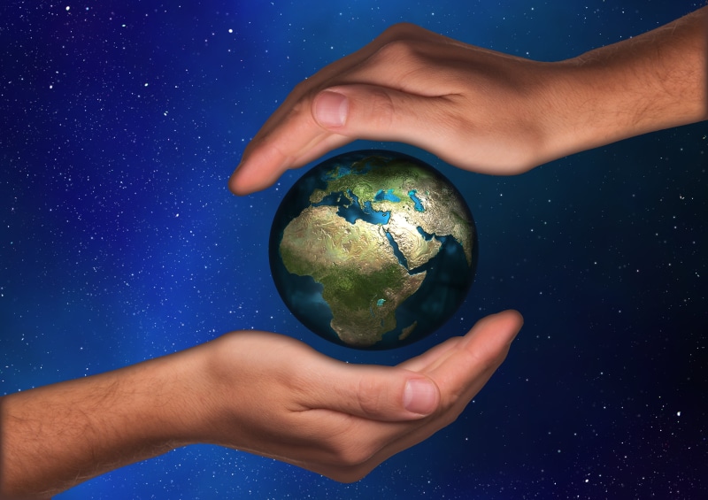 star - space, nature, help, planet, protect, hands, worship, handful of, globe - man made object, awe, world, astronomy, night, human hand, respect, human