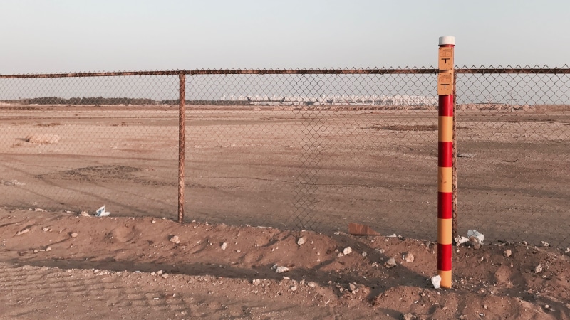 day, hajj terminal, security, 2K, barrier, jeddah, pole, airport, sky, absence, protection, makkah region, clear sky, land, outdoors, saudi arabia, post
